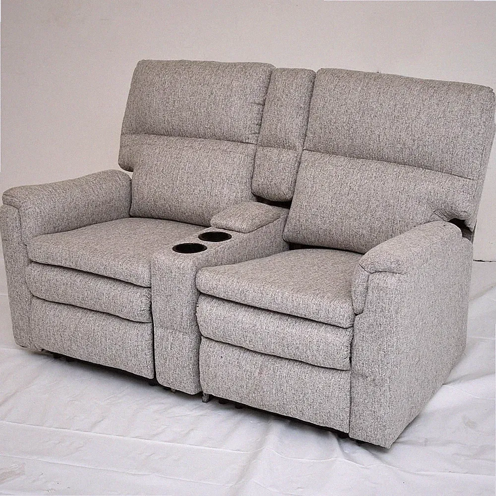 Ashley RV Modular Manual Recliner Couch Kathy Ireland Stone Gray