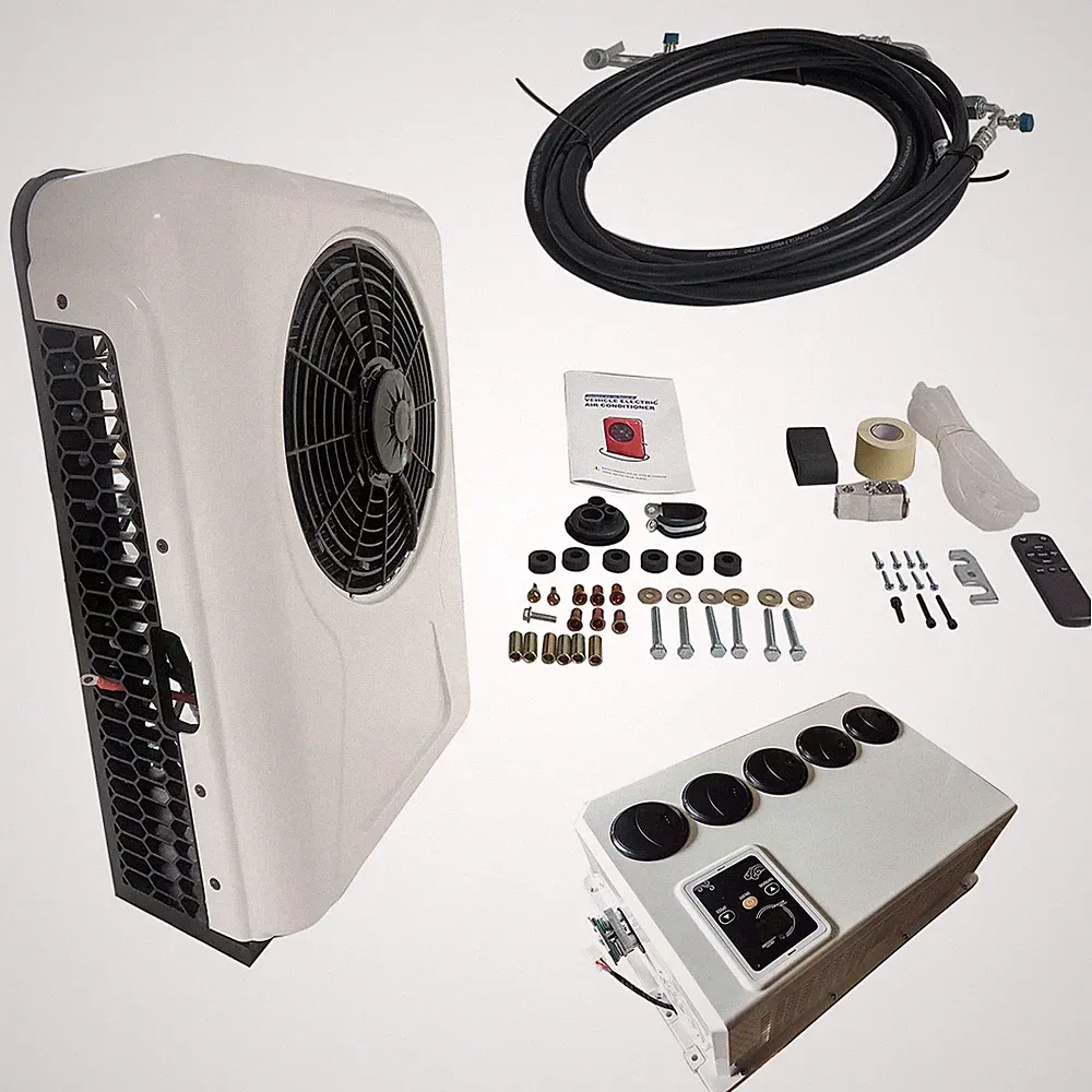 Cooling Air Conditioning Kit for Semi Trucks Bus RV Caravan 60A-80A 12V 12000BTU