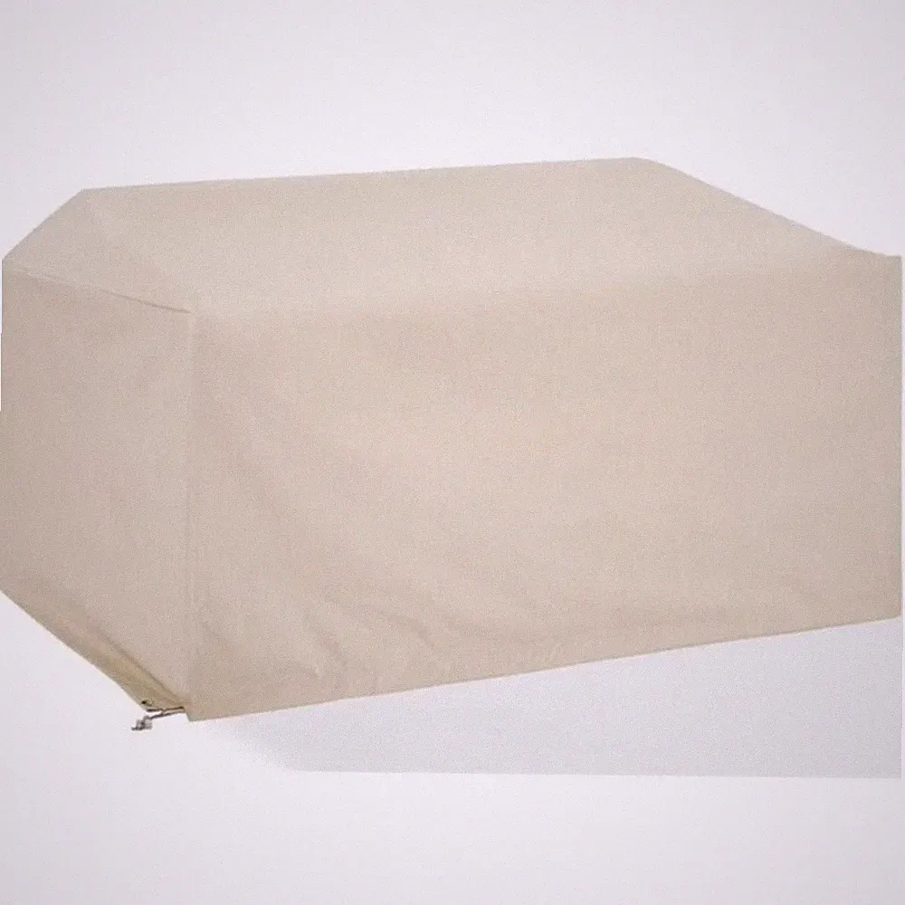 Crosley Furniture Polyester Fabric Outdoor Loveseat Cover in Tan Finish
