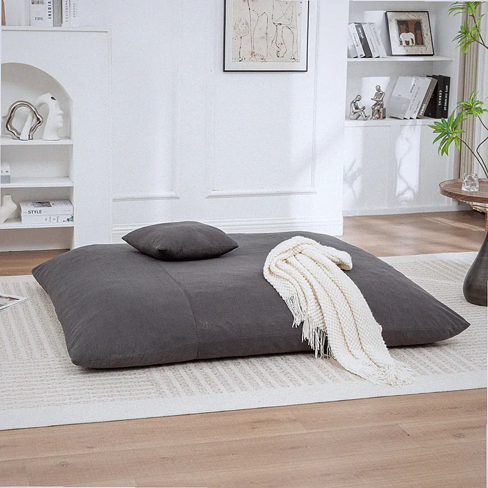 Floor bean bag chair, a lazy lounger suitable for both adults and children, id