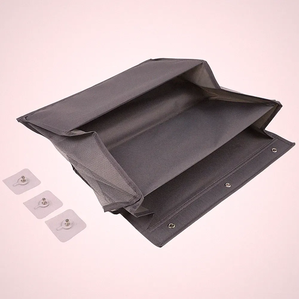 RV Shoe Cabinet with Tape Door for Neatly Storing Footwear in Small Closets