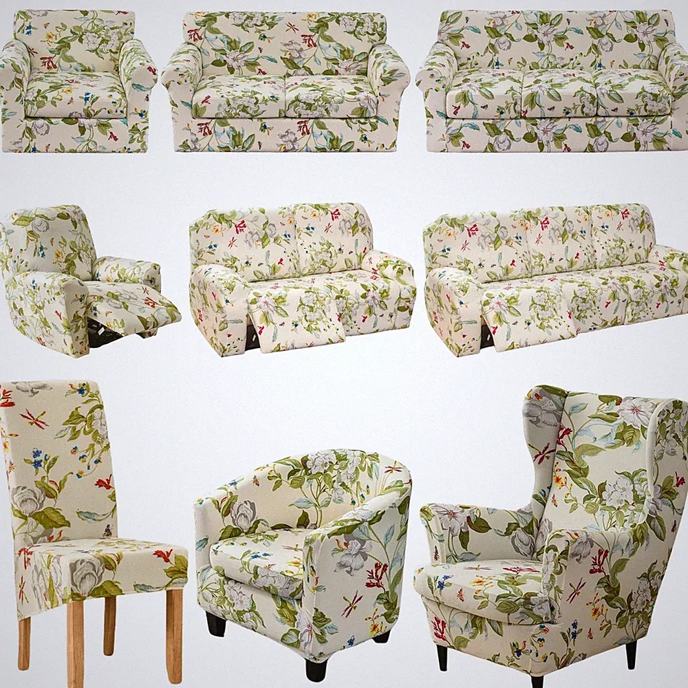 Stretch Couch Cover Sofa Slip Cover Large Chair Cover Wing Chair Tub Chair Cover